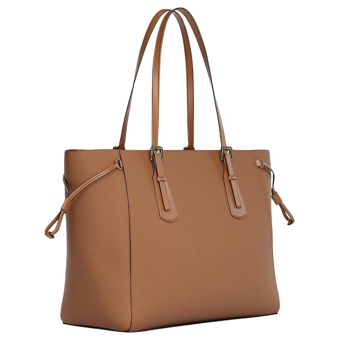 Мини-сумка MICHAEL KORS Voyager Сумка через плечо из кожи Saffiano большая женская кожа коричневый - изображение 2