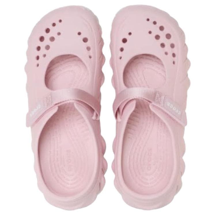 Сабо Crocs Echo Mary Jane Clog ЭВА Сабо Резиновые Женские Розовые - изображение 4