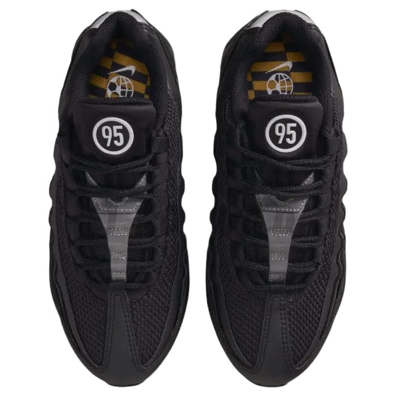 Кроссовки для бега Nike Air Max 95 Беговые кроссовки Унисекс Черные - изображение 4