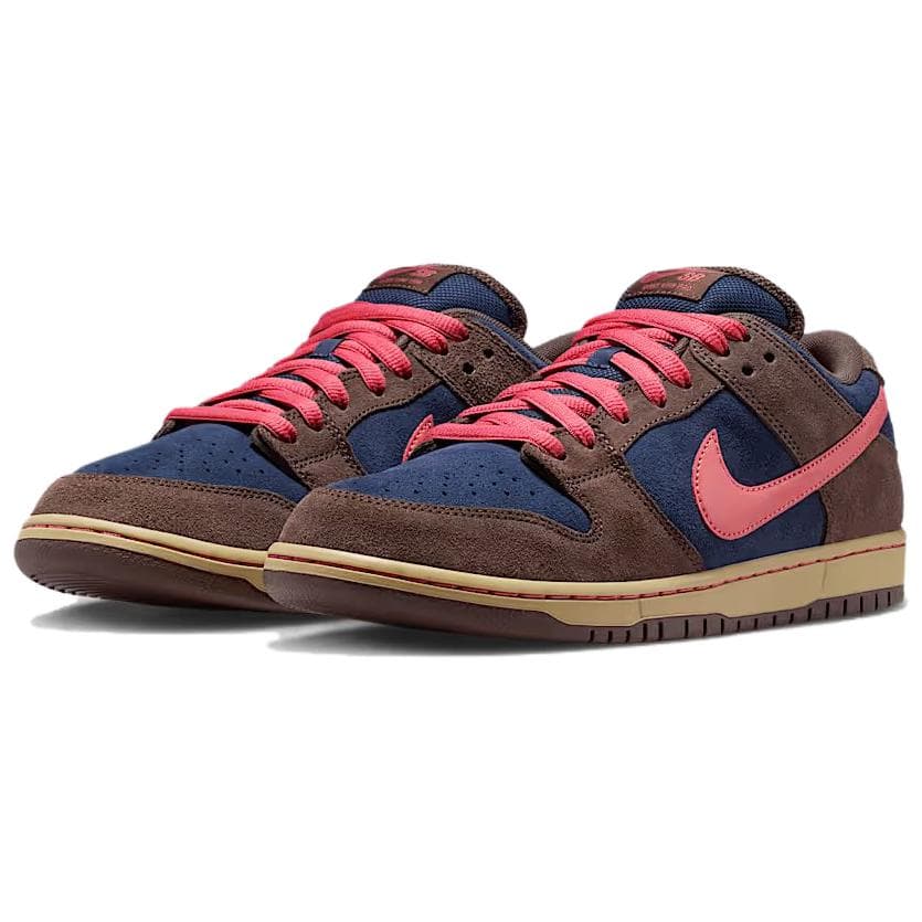 Кроссовки Nike Dunk SB Кожа Амортизация Низкие Кроссовки для скейтбординга Унисекс Барочный коричневый - изображение 3