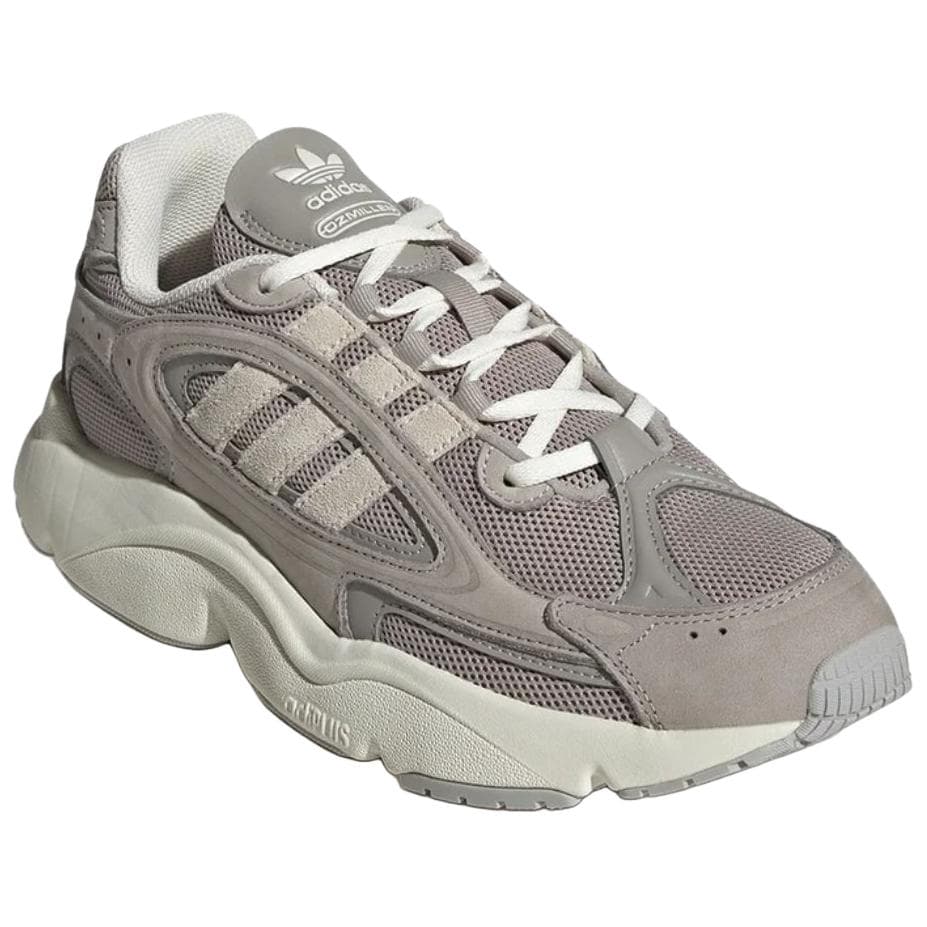 Кроссовки Adidas Originals Ozmillen Дышащая Повседневная Обувь Мужская Серого Цвета - изображение 3