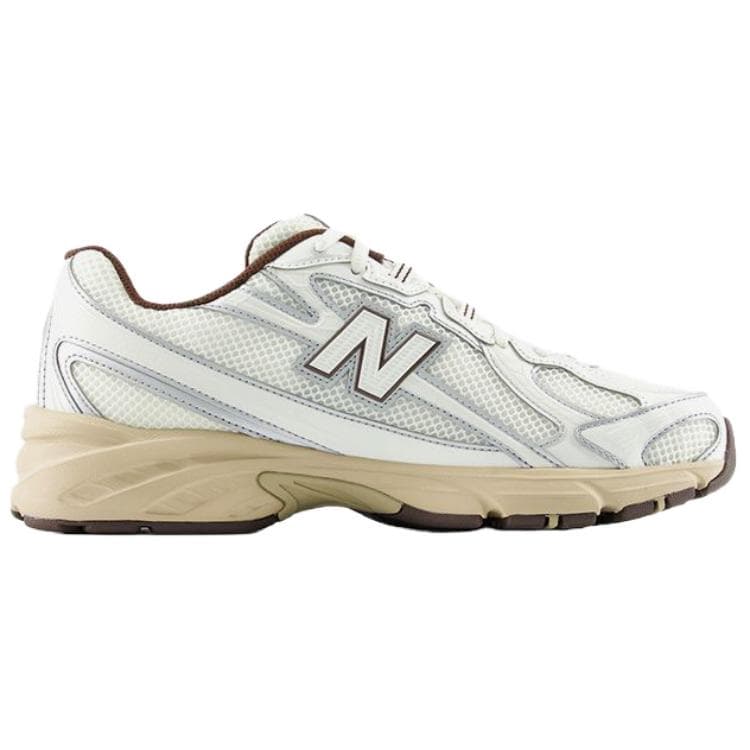 Кроссовки New Balance NB 740 Дышащие Низкие Кроссовки массивные Унисекс Экрю - изображение 2