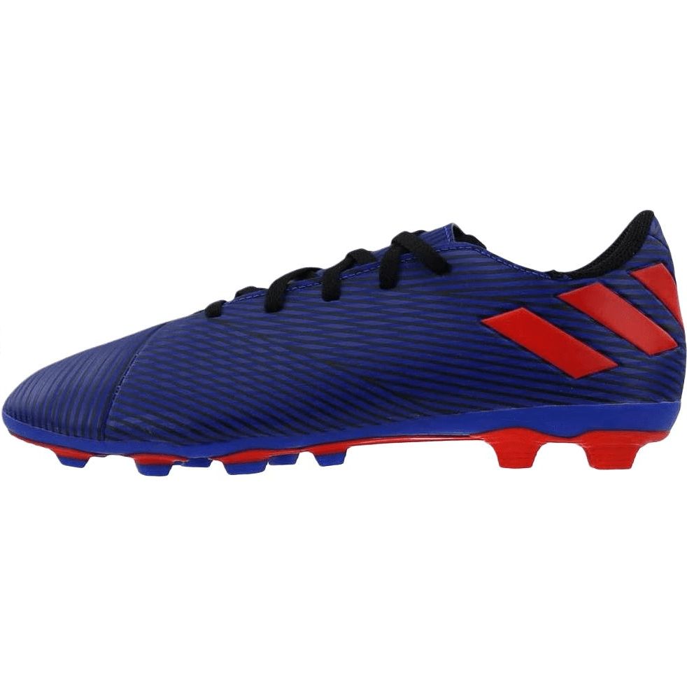 Бутсы Adidas NEMEZIZ 19,4 Low Топ Детские футбольные бутсы Синий Красный - изображение 1