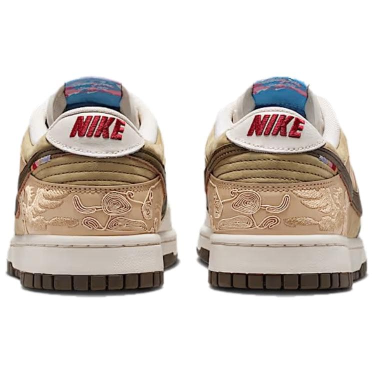 Кроссовки Nike Dunk Low Топ Скейтборд Обувь Мужской Бежевый умбра - изображение 5
