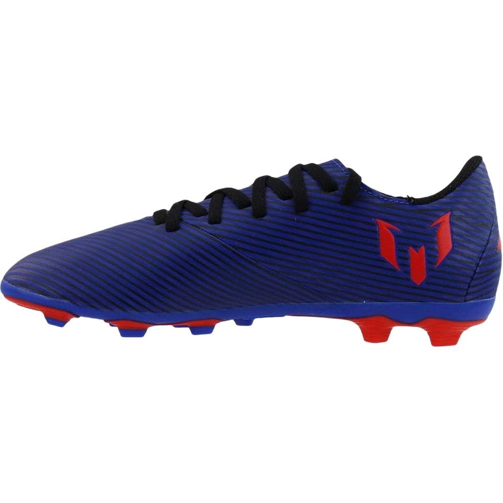Бутсы Adidas NEMEZIZ 19,4 Low Топ Детские футбольные бутсы Синий Красный - изображение 2