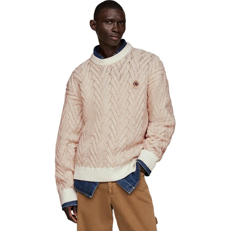 Кофта Tommy Hilfiger Свитер Мужской Светлый Хаки 0RS - изображение 3
