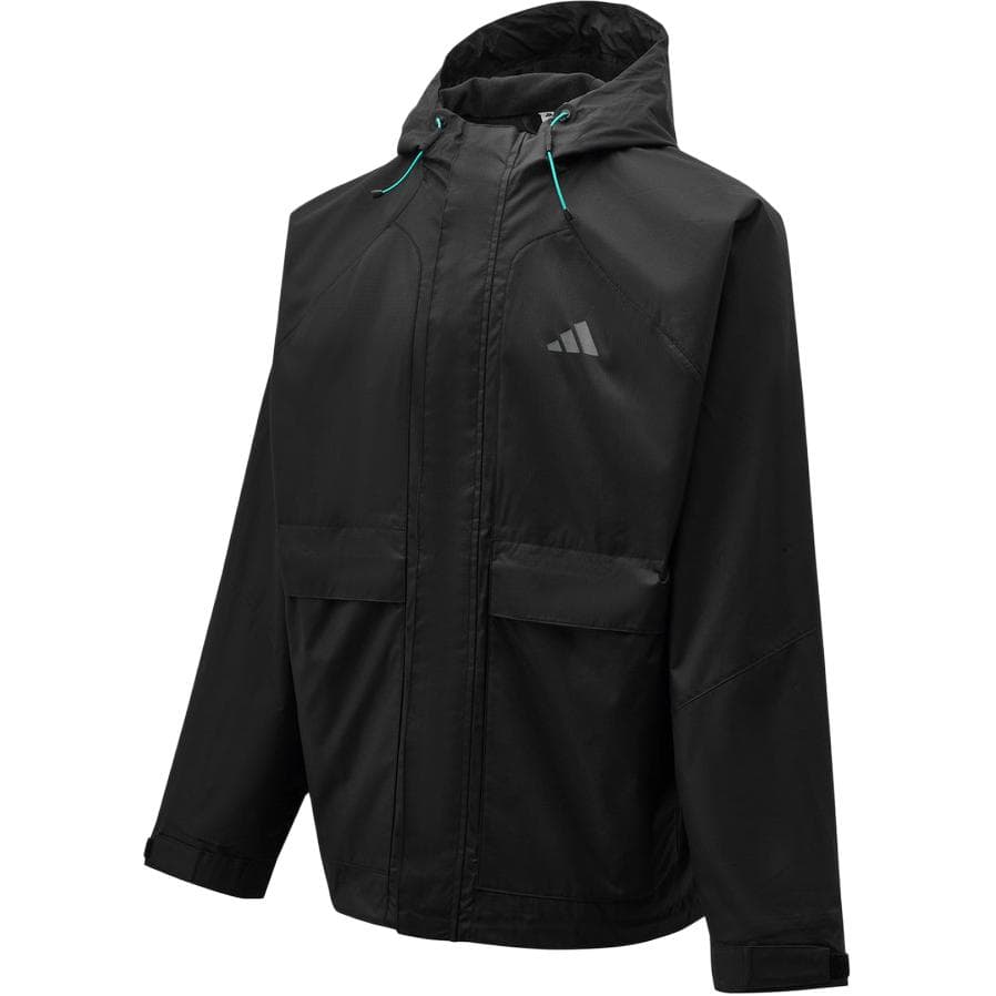Куртка Adidas Флисовая подкладка длинные рукава термостойкая куртка с капюшоном спортивная одежда мужская - изображение 1