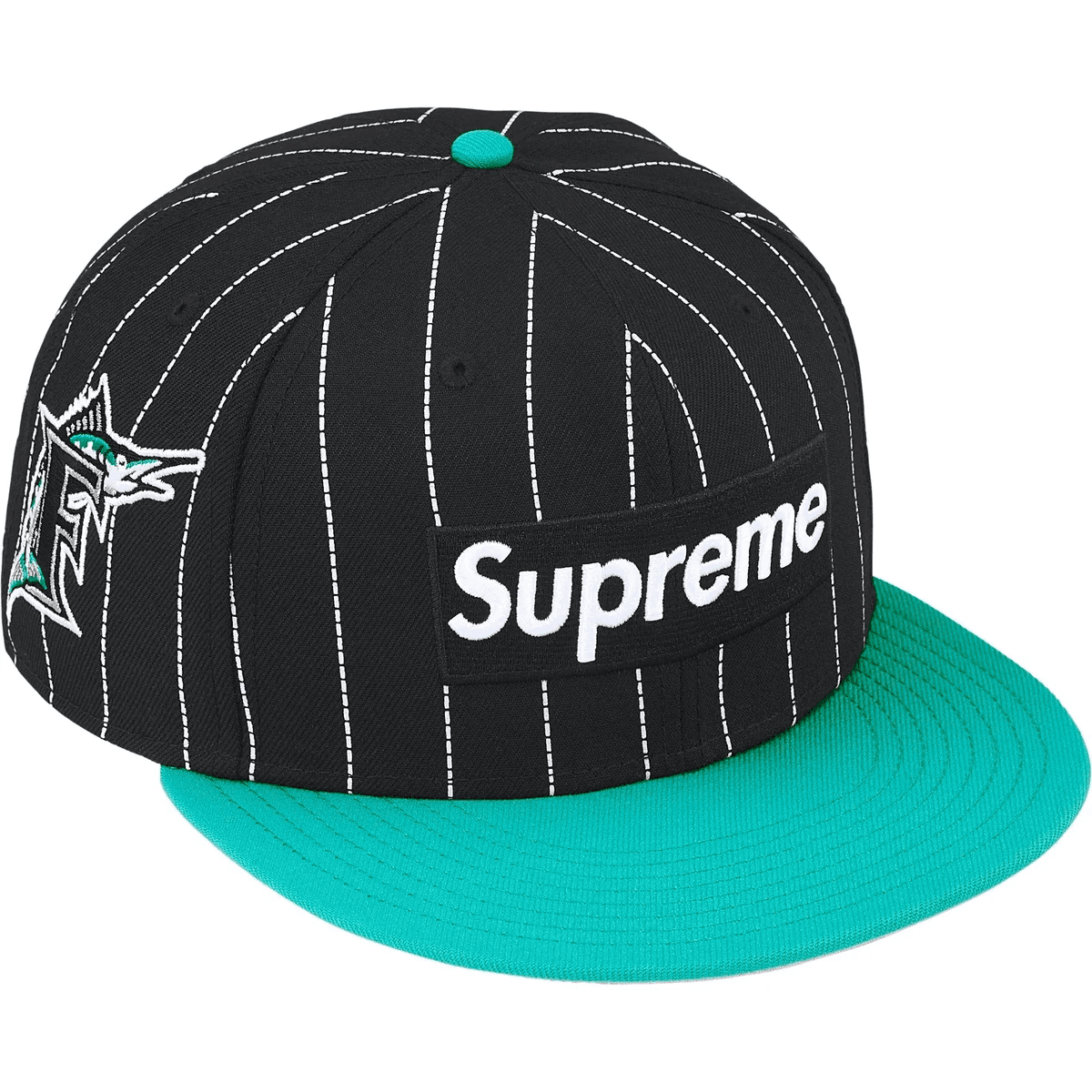 Кепка Supreme X New Era X MLB Кепки Унисекс Многоцветные - изображение 2