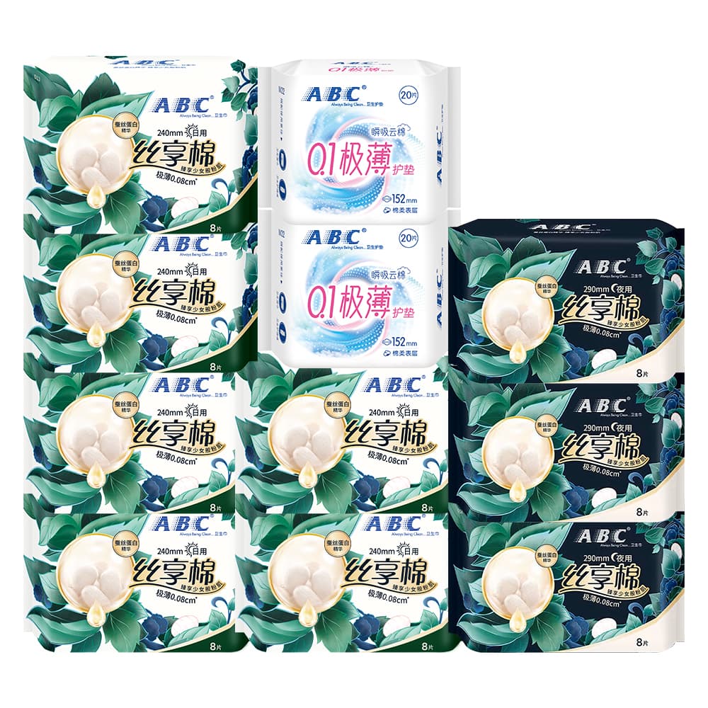 ABC Silk Egg White Сыворотки Гигиенические прокладки - изображение 4