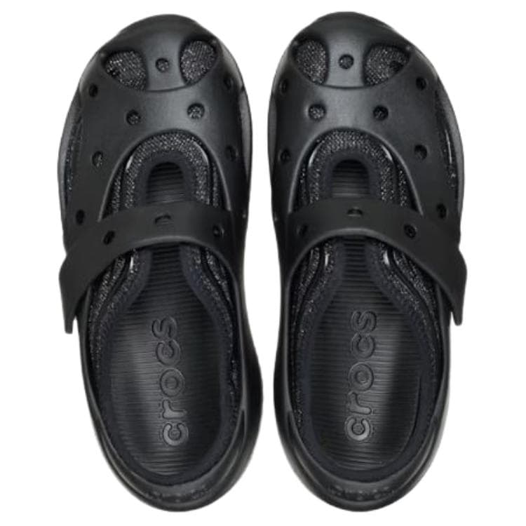 Сандалии Crocs CAGED Устойчивые к истиранию закрытые тапочки Унисекс Черные - изображение 4