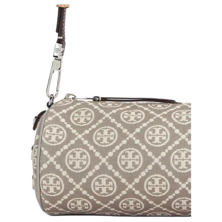 Сумка через плечо Tory Burch T Monogram Ткань Сумка через плечо Женская Серого цвета - изображение 5