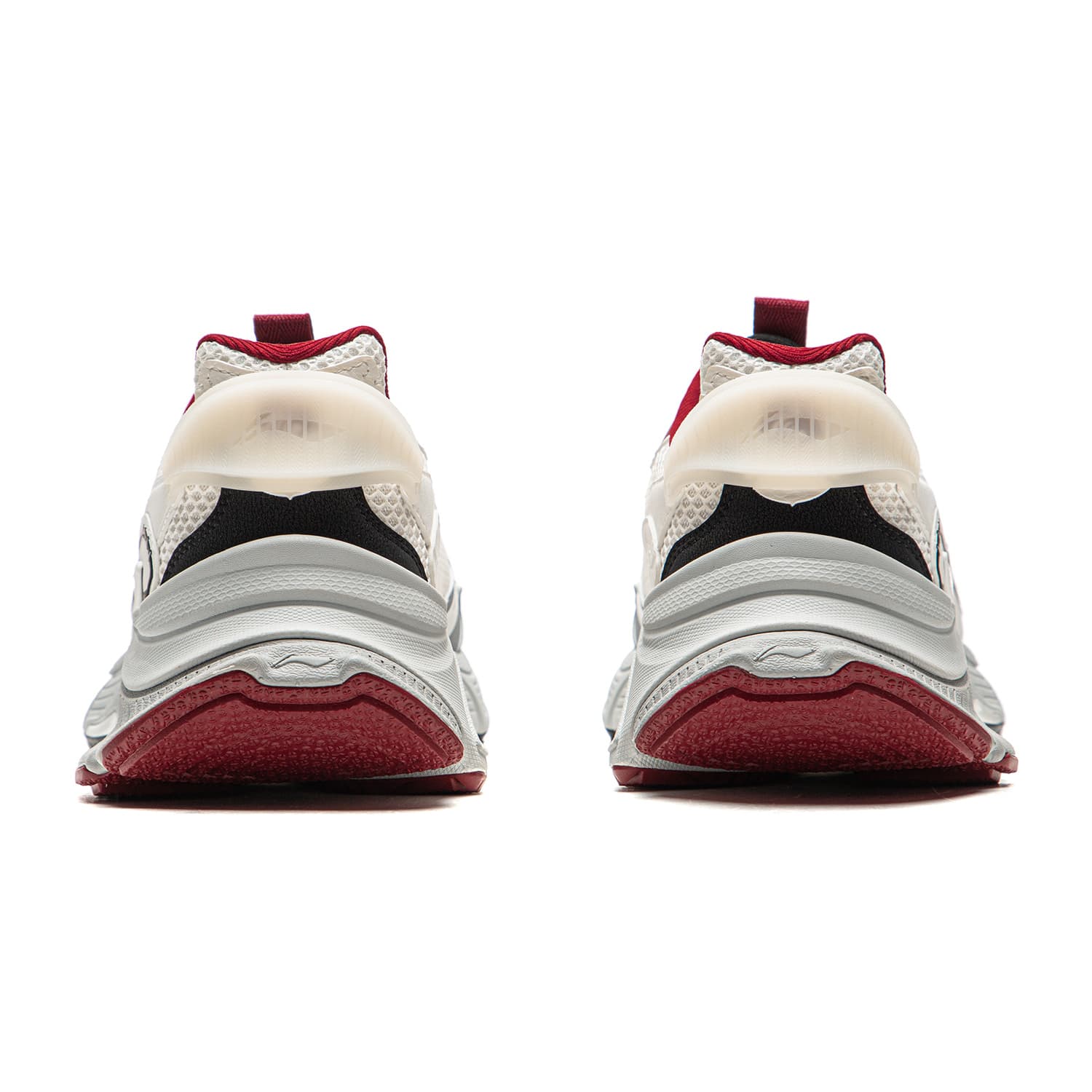 Кроссовки Li-Ning Синцзи Y2K Модный тренд Винтажный стиль Толстоподошвенные кроссовки Женская или мужская обувь низкой высоты Мужской Бело-серый - изображение 6