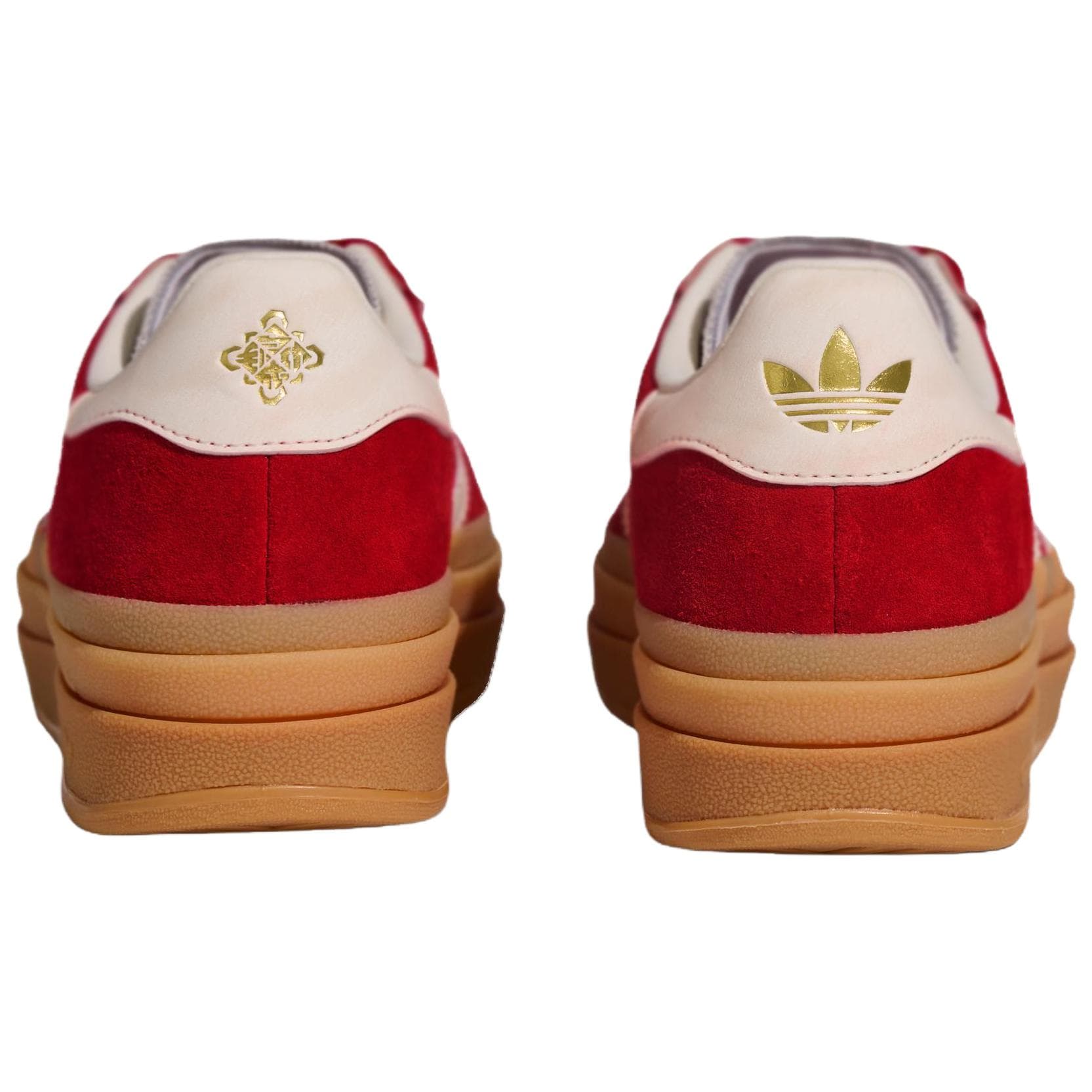 Кроссовки Adidas Originals GAZELLE BOLD Кожа Low Топ Кеды немецкой армии (GAT) Женские Красный - изображение 4