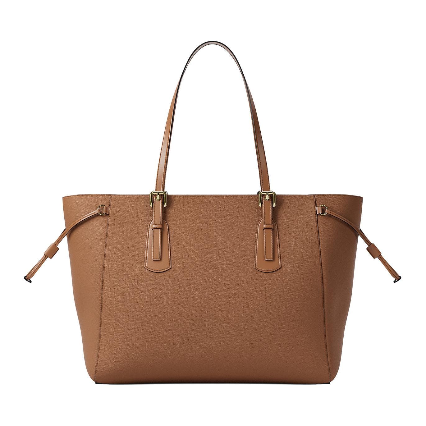 Мини-сумка MICHAEL KORS Voyager Сумка через плечо из кожи Saffiano большая женская кожа коричневый - изображение 3