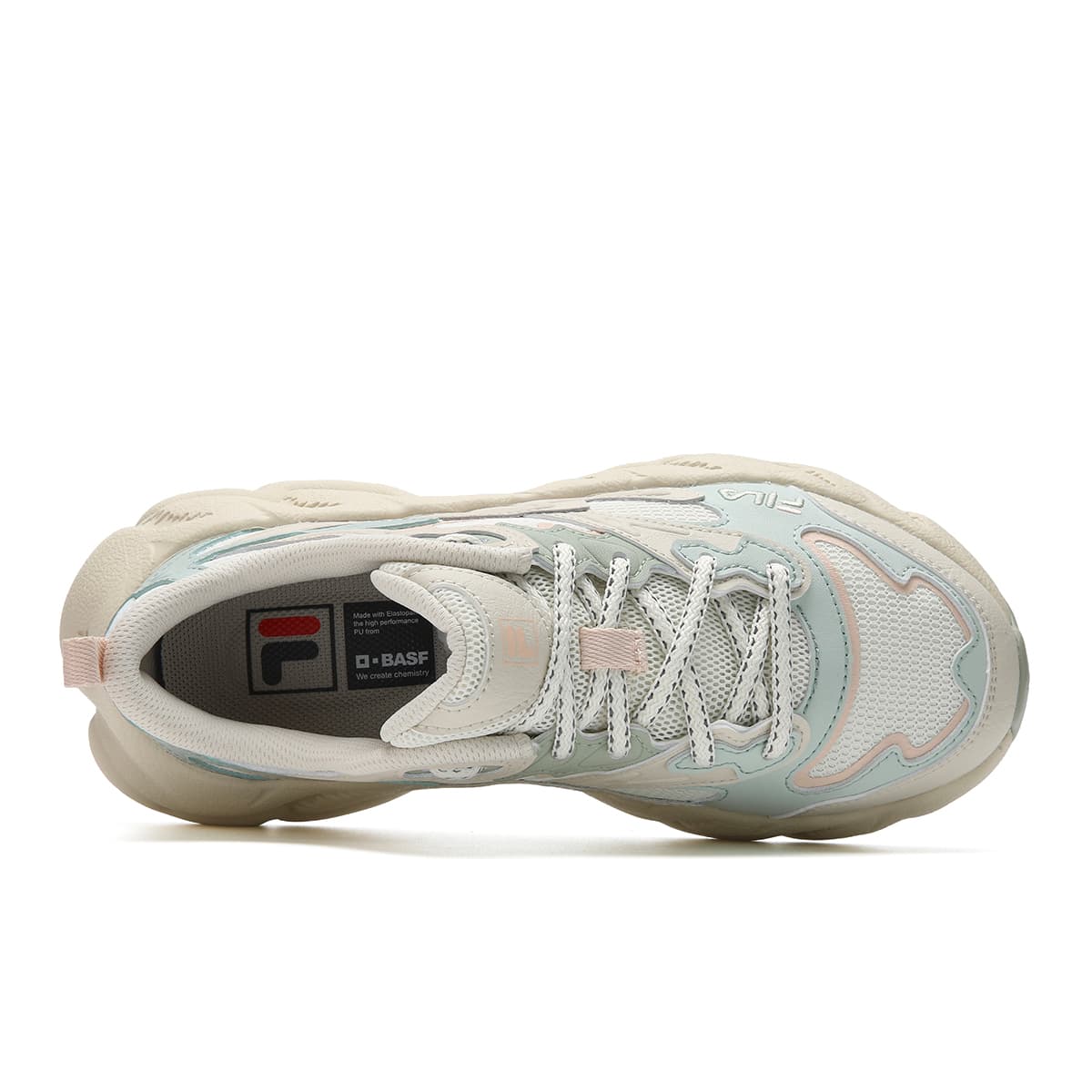 Кроссовки FILA FERN 2S Амортизация устойчивость к истиранию дышащий материал легкий увеличивающий высоту низкий топ - изображение 4
