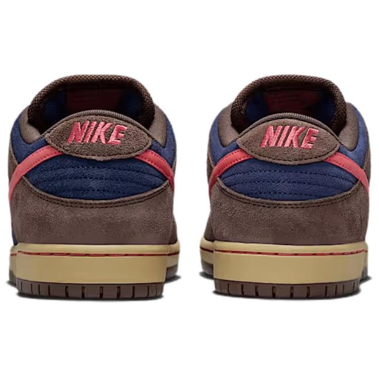 Кроссовки Nike Dunk SB Кожа Амортизация Низкие Кроссовки для скейтбординга Унисекс Барочный коричневый - изображение 5