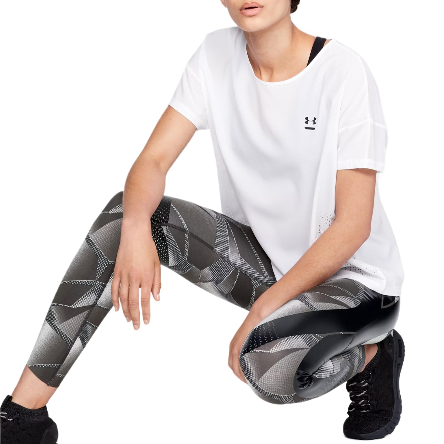 Under Armour Йога Штаны Женские Черные 001 - изображение 6