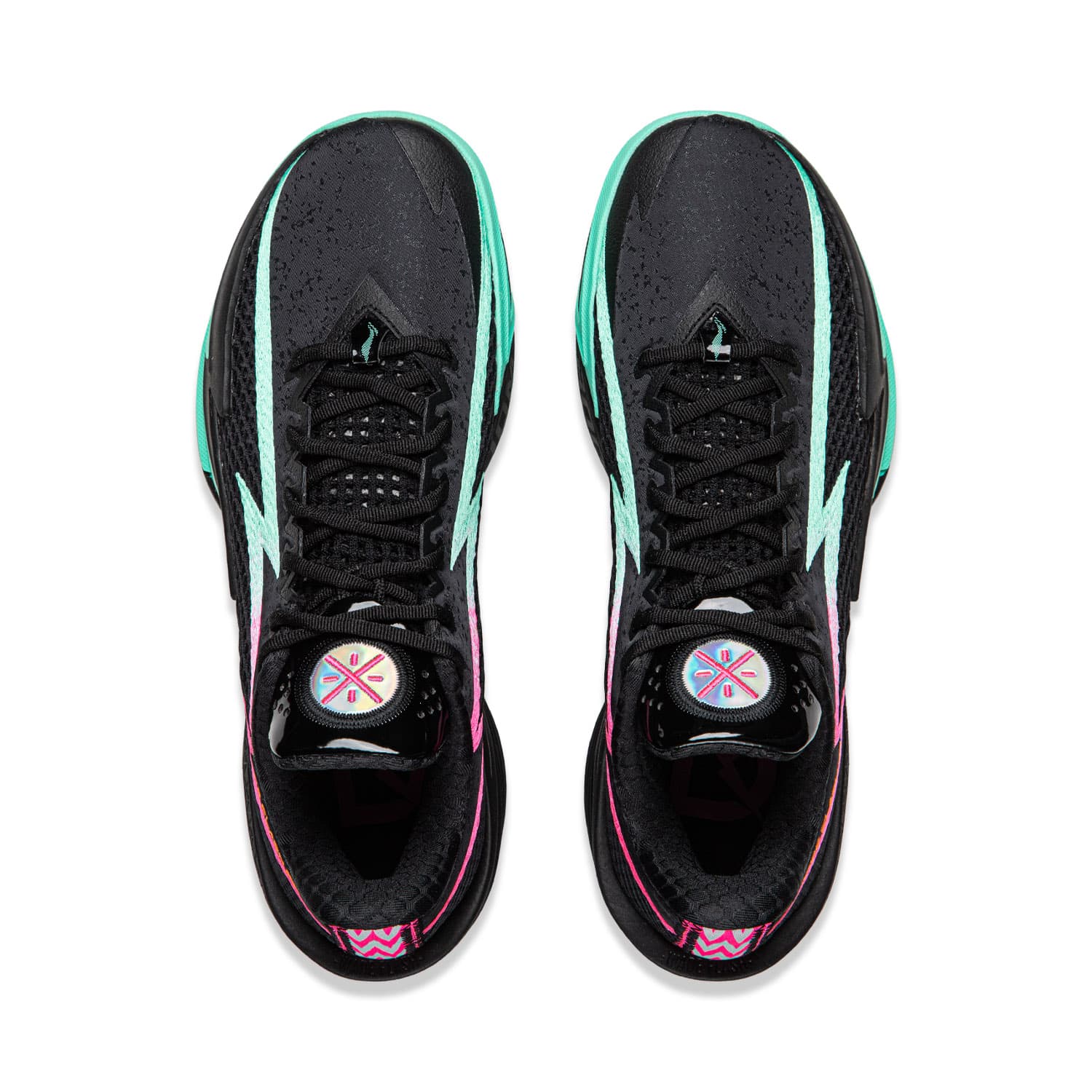 Кроссовки для баскетбола Li-Ning Way of Wade Lightning 2 Баскетбольные кроссовки для мужчин с амортизацией, противоскользящей износостойкой подошвой, дышащим верхом и хорошим сцеплением, низкие - изображение 4