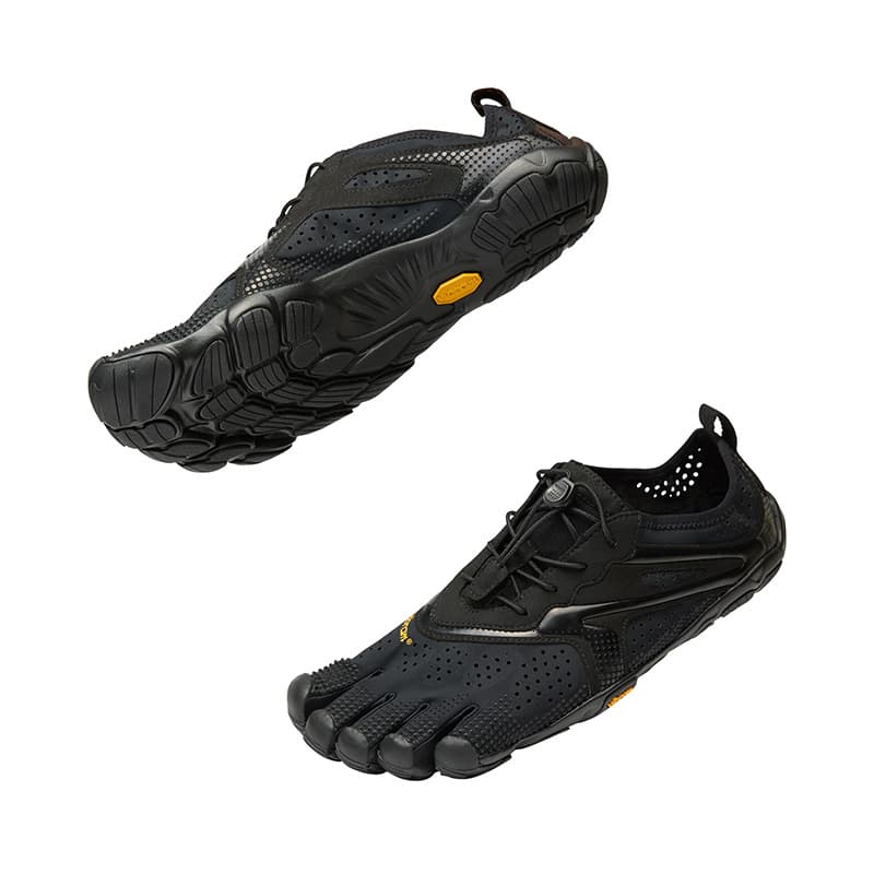 Кроссовки для спортзала Vibram V RUN FIVE Fingers Обувь Низкий Верх Тренировочные Кроссовки Женские Черные - изображение 2