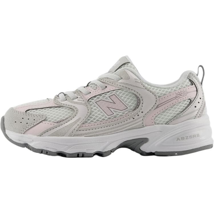 Кроссовки New Balance NB 530 Ткань MID Топ Детская Беговая Обувь Серый Белый Детский - изображение 1