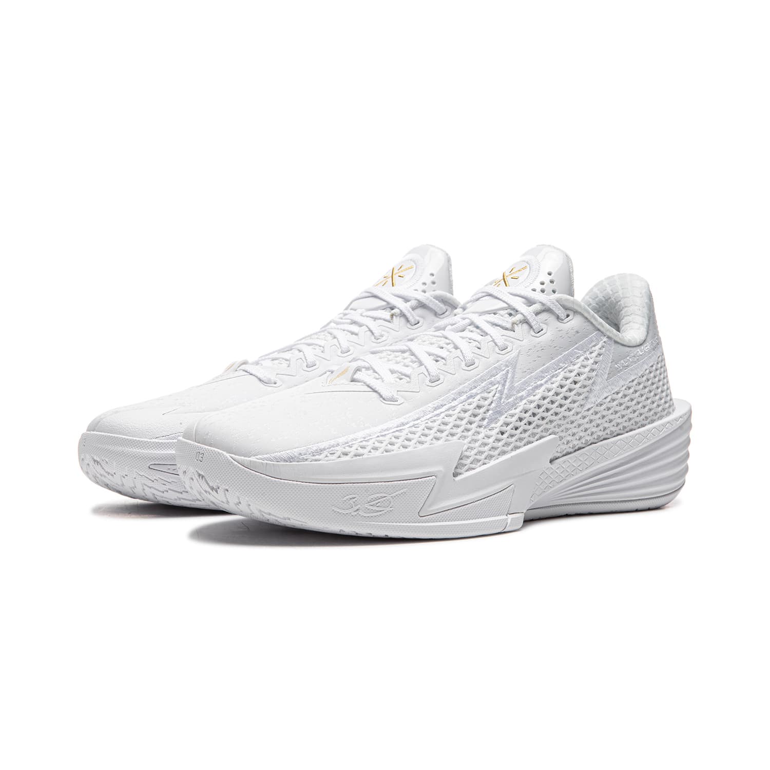 Кроссовки для баскетбола Li-Ning Wade Lightning 2 Баскетбольные кроссовки для игры с амортизацией, стабильностью и поддержкой, удобные лоу-топы, мужские, стандартный белый - изображение 3