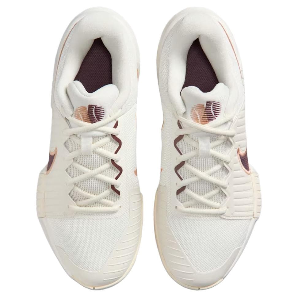 Кроссовки для тенниса Nike GP Challenge Pro Устойчивые к истиранию Кроссовки для тенниса с низким верхом Женские Белый Умбра - изображение 4