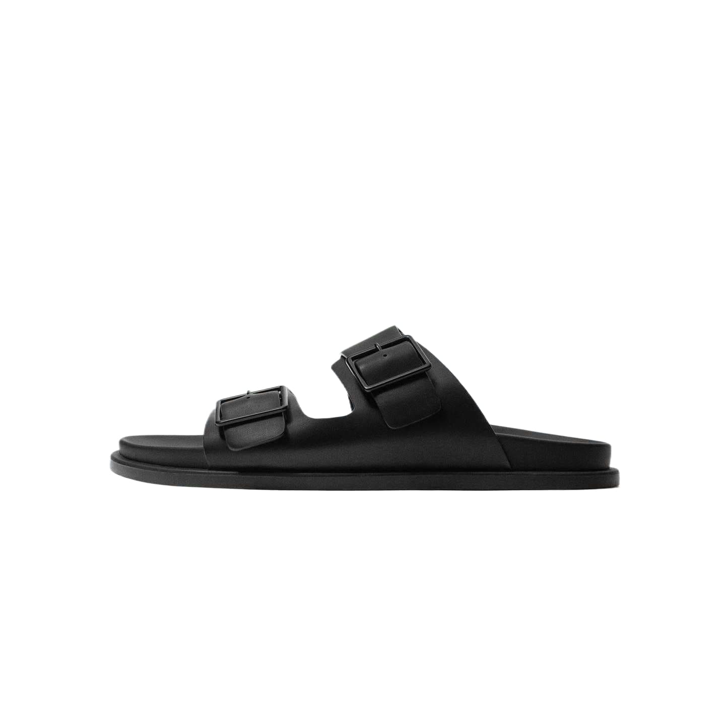 Сандалии ZARA Пластик Обувь Birkenstock Мужской Черный - изображение 1