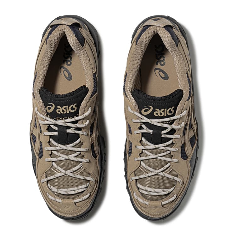 Кроссовки Asics Гель PICKAX Амортизация Устойчивость к истиранию Дышащий Противоскользящий Низкий Топ - изображение 4
