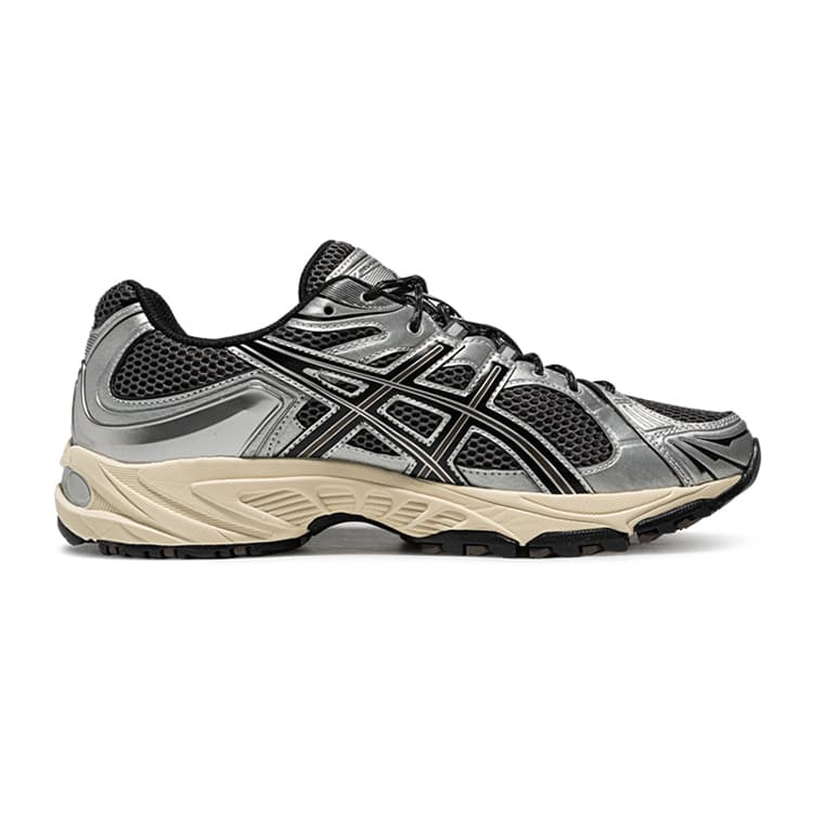 Кроссовки ASICS Гель Kahana TR Nexus Сетчатая ткань Текстиль Дышащий Низкий Топ Повседневная обувь Унисекс Черный Серебряный - изображение 2