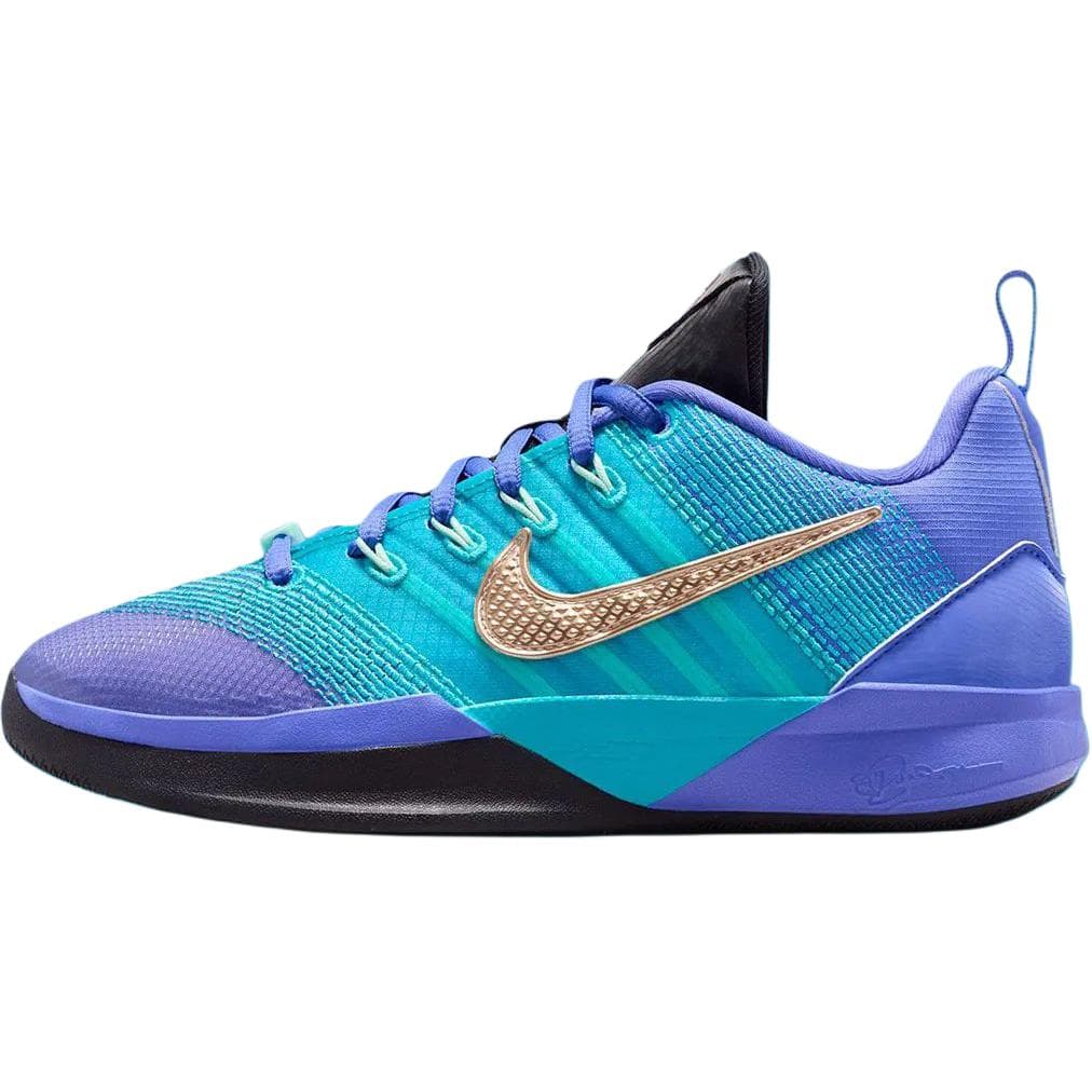 Кроссовки для баскетбола NIKE Sabrina 3 противоскользящие низкие баскетбольные кроссовки синий-фиолетовый детские - изображение 1