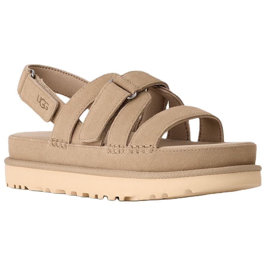 Шлёпанцы UGG Золотистая Family one Шнуровка Сандалии Женские Горчичный - изображение 3