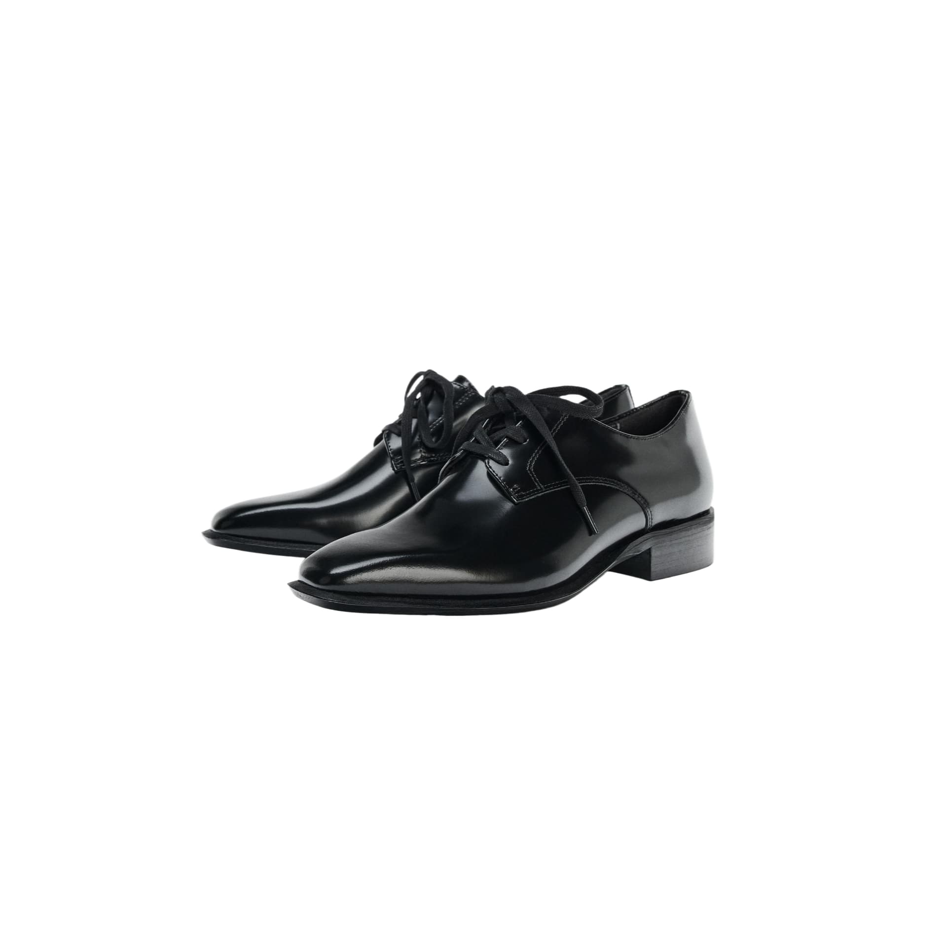 ZARA Коровья кожа Derby Обувь Женская - изображение 2