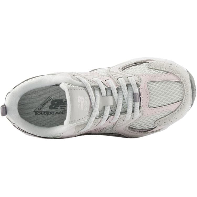 Кроссовки New Balance NB 530 Ткань MID Топ Детская Беговая Обувь Серый Белый Детский - изображение 3