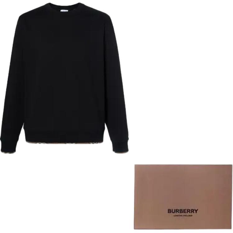 Кофта Burberry Черные Мужские Свитшоты - изображение 4