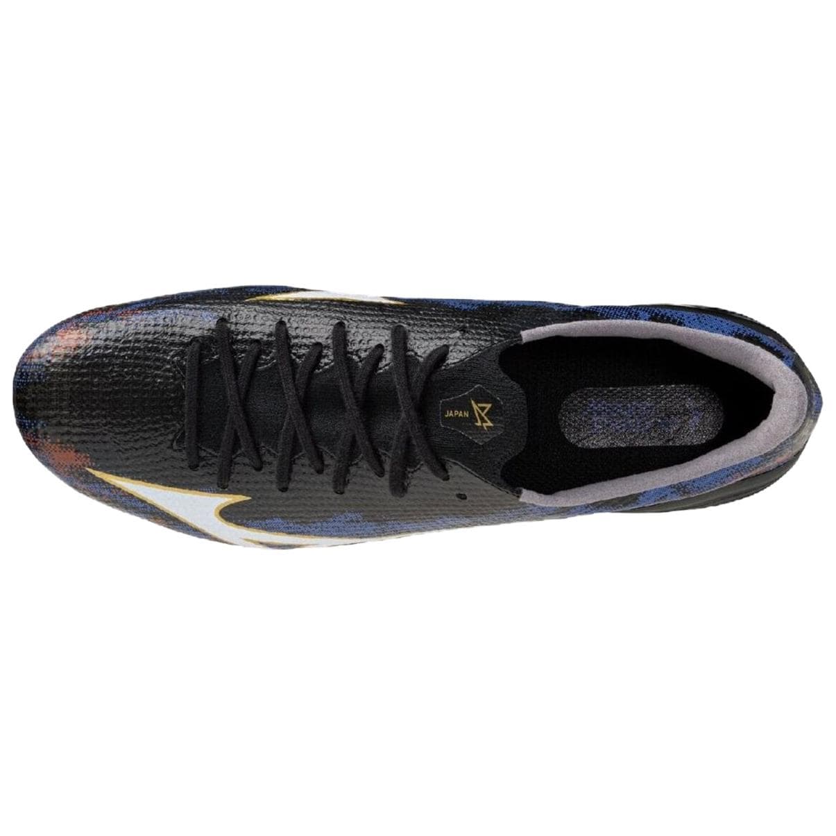 Кроссовки для футбола Mizuno Oтскок Футбольные бутсы Мужские Синий Черный Белый - изображение 3