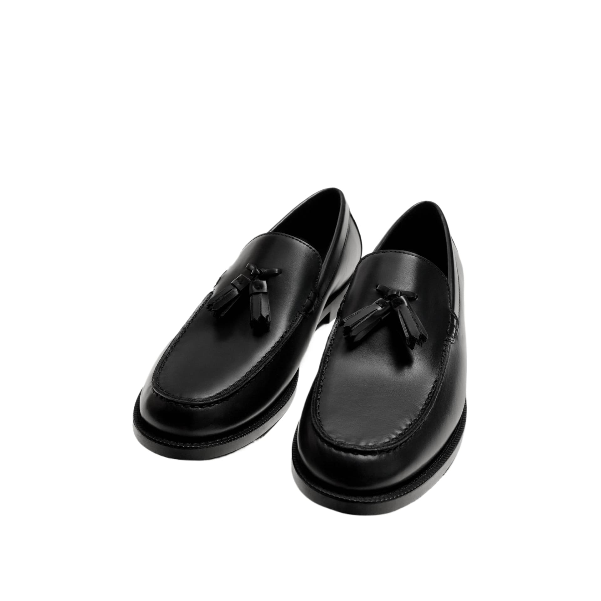 Лоферы ZARA Лоферы Мужские Черные - изображение 2