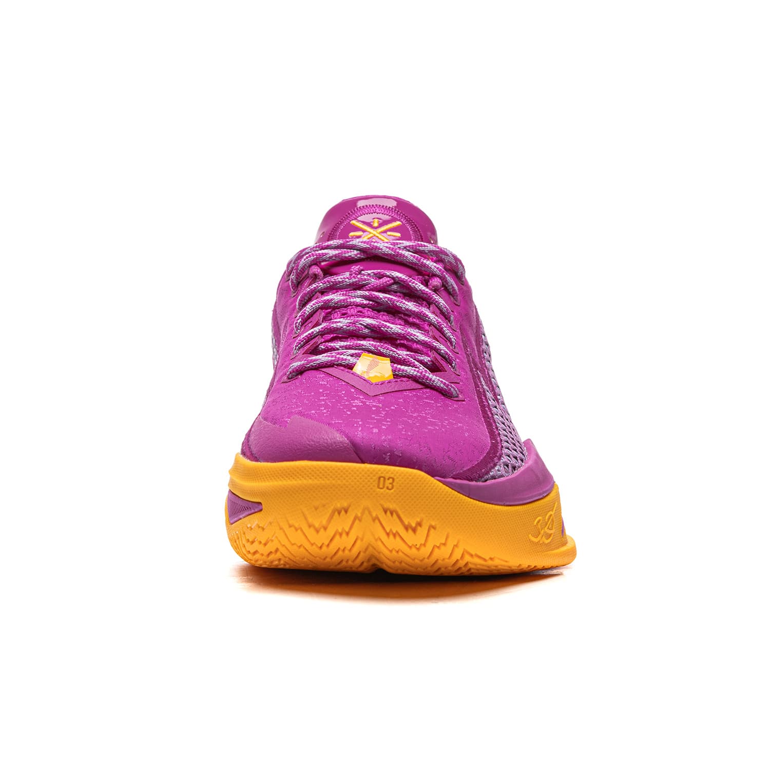 Кроссовки для баскетбола Li-Ning Way of Wade Lightning 2 Баскетбольные кроссовки для мужчин с амортизацией, стабильностью, поддержкой, удобством, противоскользящей износостойкой подошвой, дышащие, с отскоком и сцеплением, низкие, фиолетовый - изображение 6