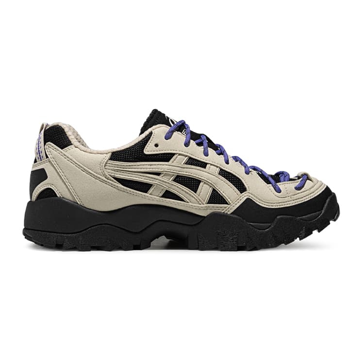 Кроссовки Asics Гель PICKAX Low Топ Альпинизм на открытом воздухе Поход Унисекс Черный Бежево-серый - изображение 2