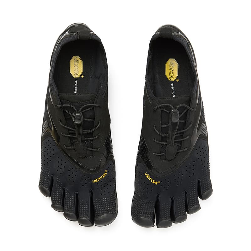 Кроссовки для спортзала Vibram V RUN FIVE Fingers Обувь Низкий Верх Тренировочные Кроссовки Женские Черные - изображение 3
