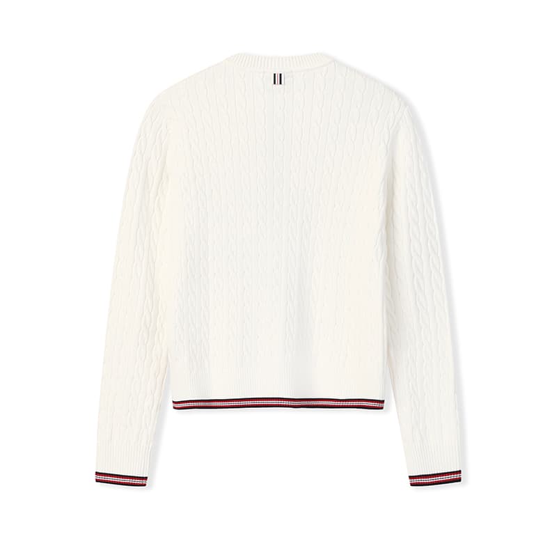 Кардиган Fila Heritage Свитер Женский Облачный Белый - изображение 2