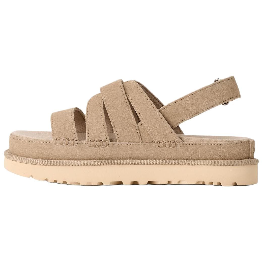 Шлёпанцы UGG Золотистая Family one Шнуровка Сандалии Женские Горчичный - изображение 2