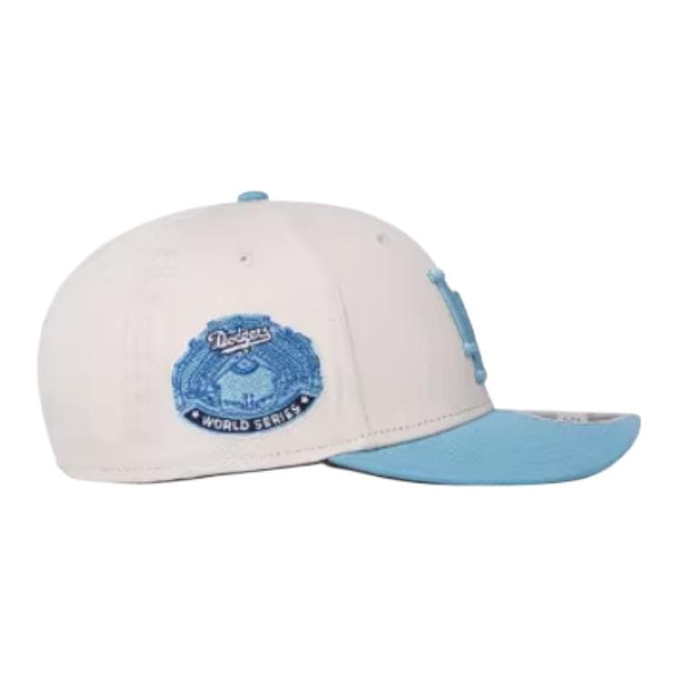 Кепка New Era Хлопковые Волоконные Кепки Унисекс Синий Слоновая Кость - изображение 3