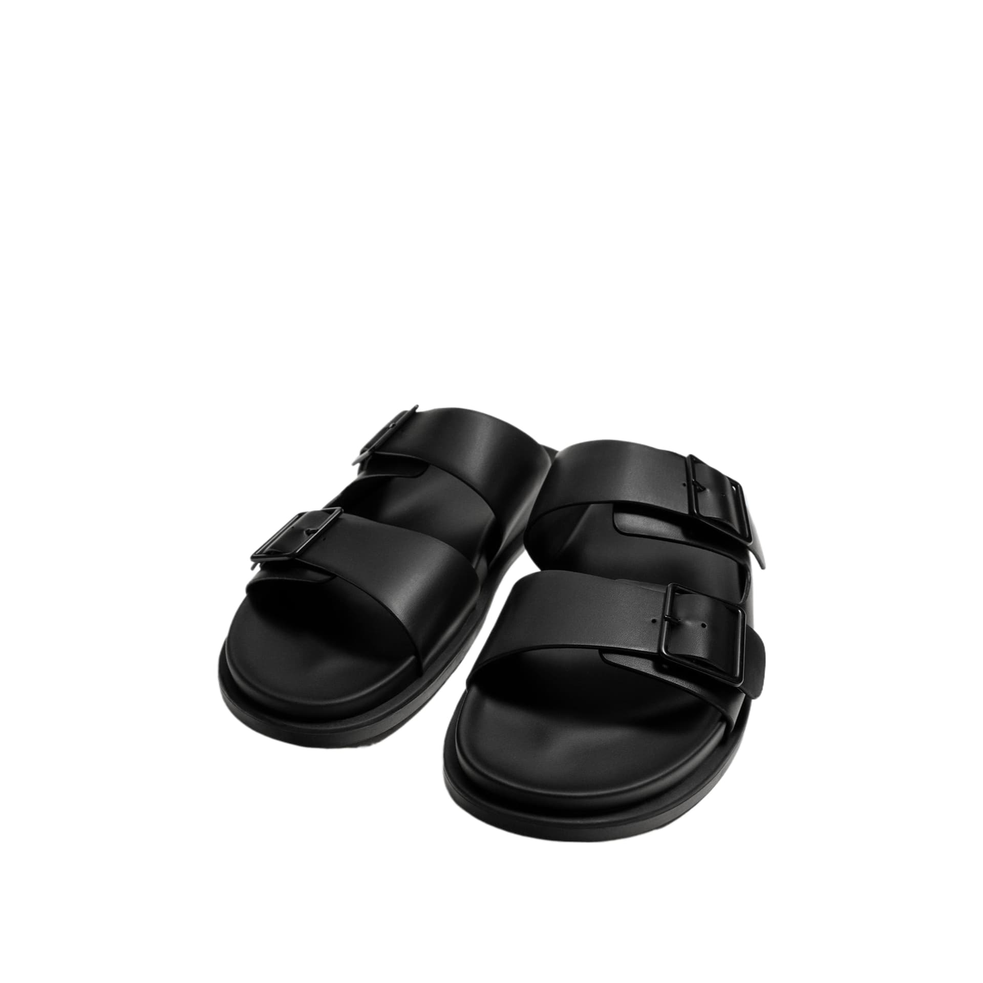 Сандалии ZARA Пластик Обувь Birkenstock Мужской Черный - изображение 2