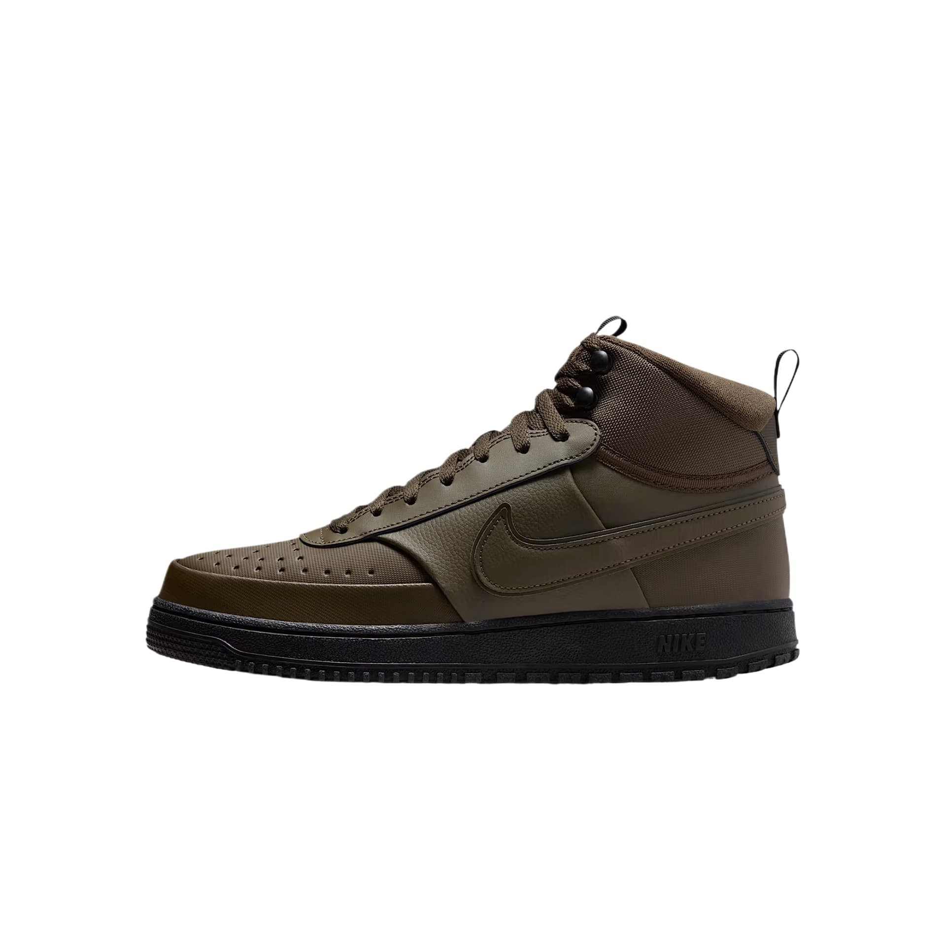 Кроссовки Nike Court Vision Mid Текстиль Кожа Амортизация MID Топ Скейтбординг Мужские Кроссовки - изображение 1
