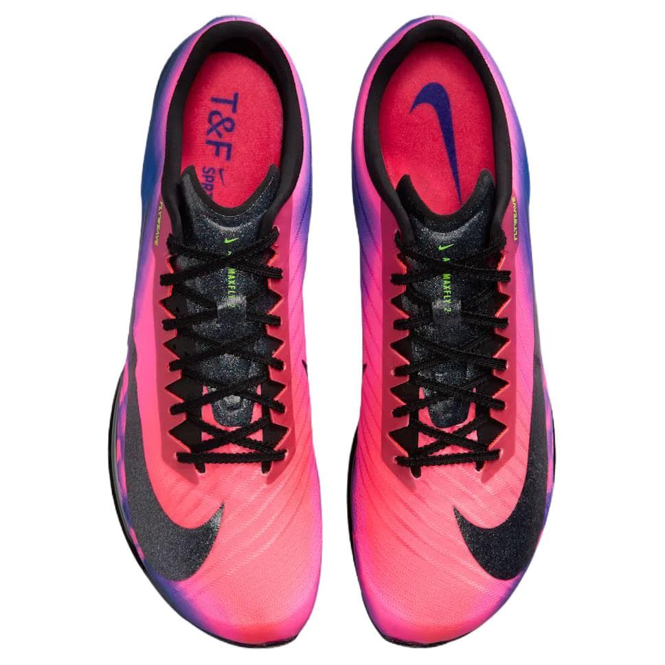 Кроссовки для бега Nike Maxfly 2 Oтскок Беговые кроссовки Мужские Розовый Фиолетовый Синий - изображение 3