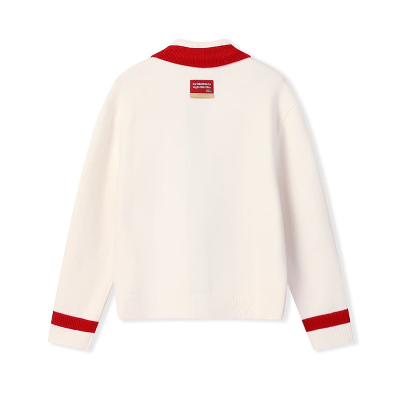 Кардиган FILA CNY Cloud White Женские Свитера - изображение 2