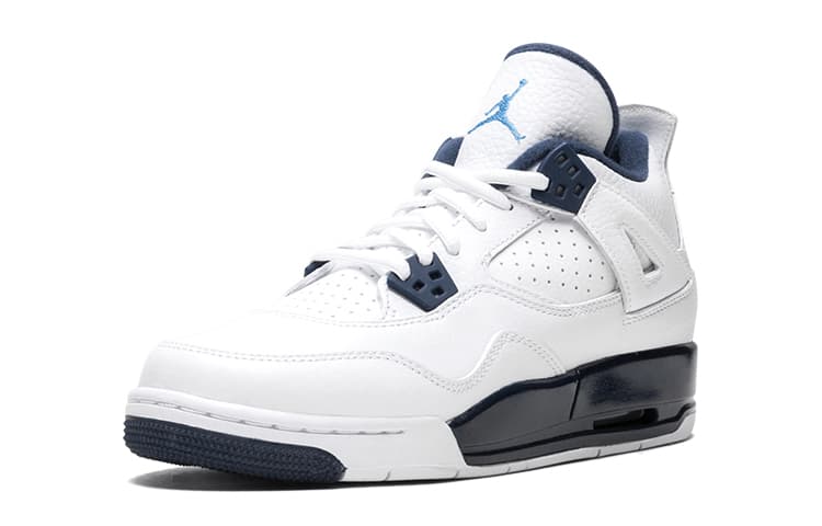 Кроссовки для баскетбола Jordan Air Jordan 4 Retro Columbia 2015 GS - изображение 4