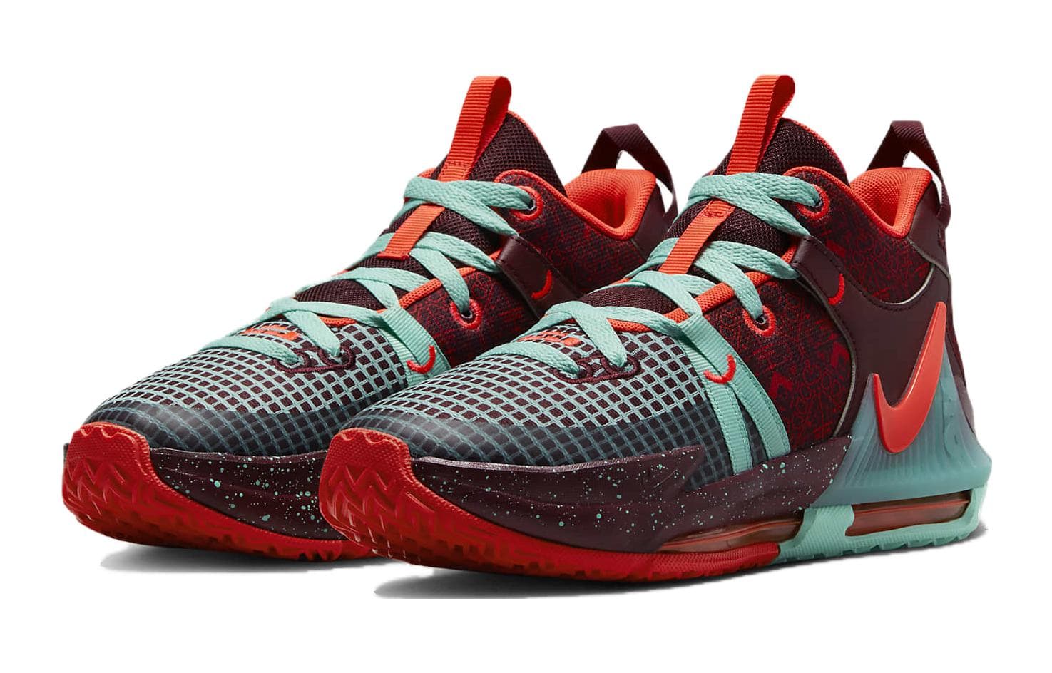 Кроссовки для баскетбола Nike Witness 7 Противоскользящие Амортизирующие Устойчивые к Износу Баскетбольные Кроссовки Унисекс - изображение 3