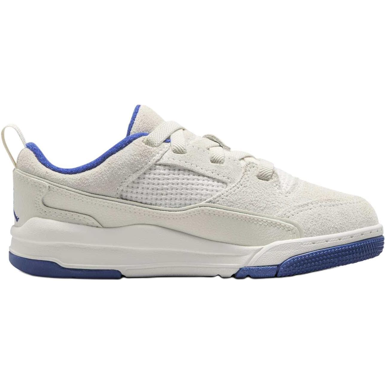 Кроссовки для баскетбола Jordan Flight Slip Resistant Abrasion Resistant Низкие Детские Баскетбольные Кроссовки Белый Синий - изображение 3