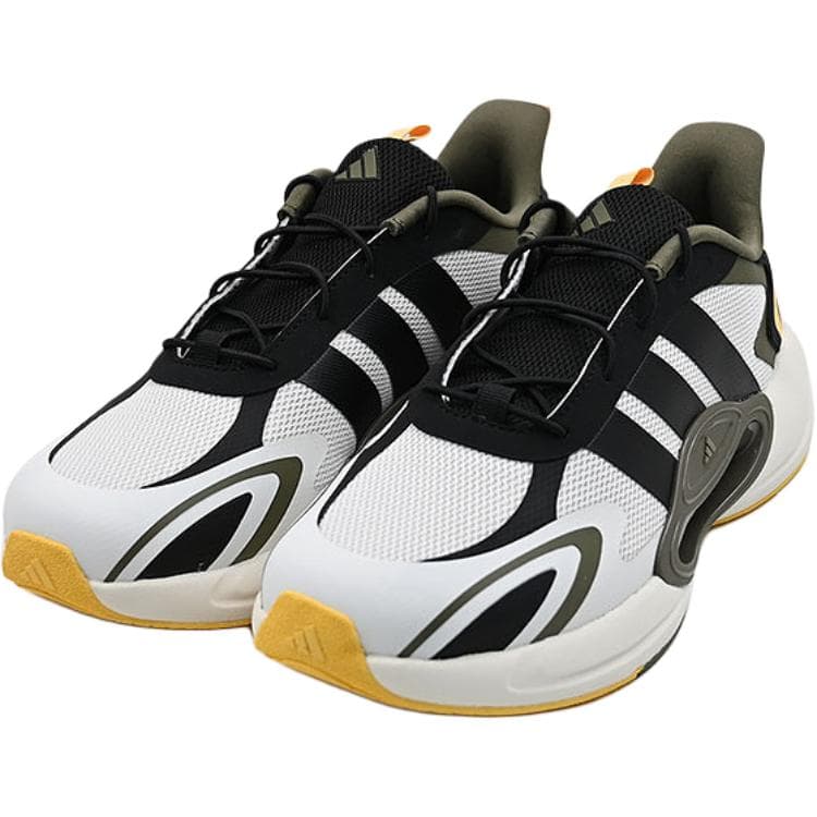 Кроссовки Adidas Galaxy Abrasion-Resistant Низкие Детские Беговые Кроссовки Черный Серый Малыш - изображение 3